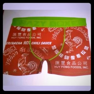 MENS XL Sriracha Hot Sauce RARE Underwear BOXERS